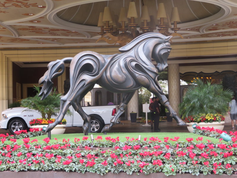 Horse Sculpture at entrance